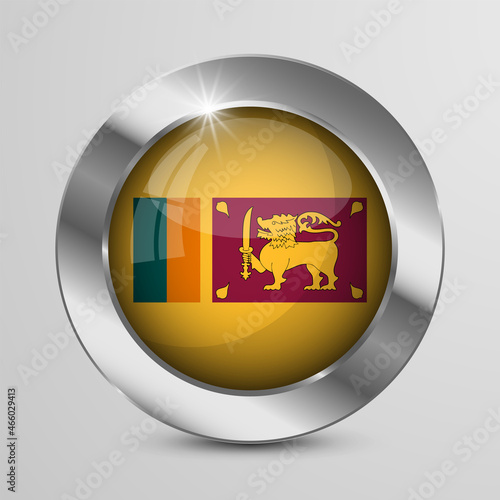 EPS10 Vector Patriotic Button with Srilanka flag colors. An element of impact for the use you want to make of it.