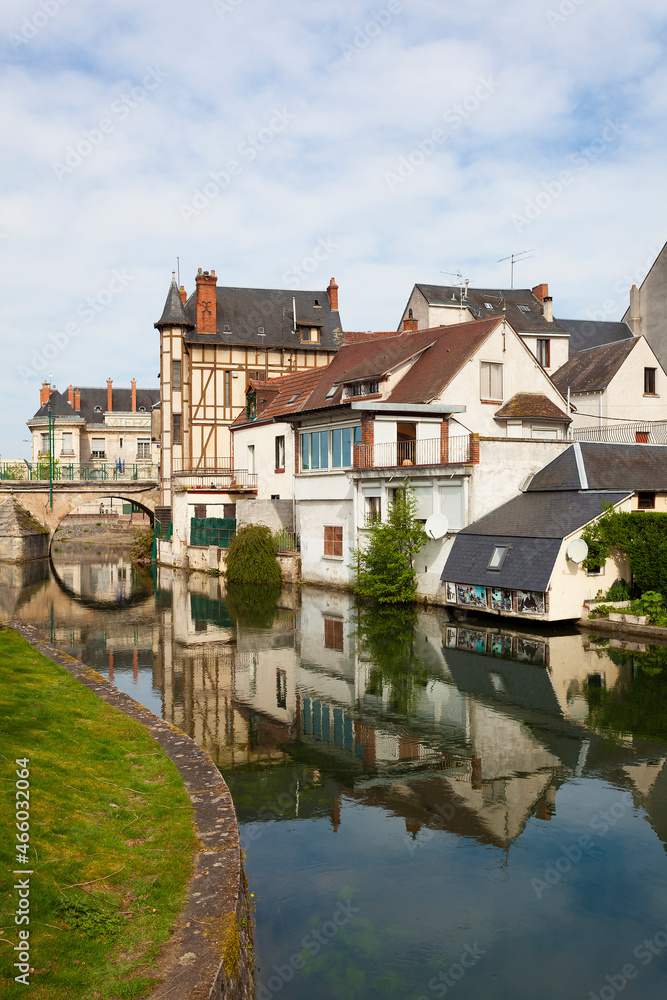 View of Vierzon, Cher, Centre-Val de Loire, France