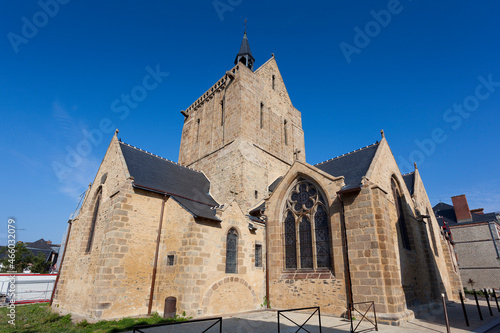 Notre dame church, Pontorson, Normandy, France photo