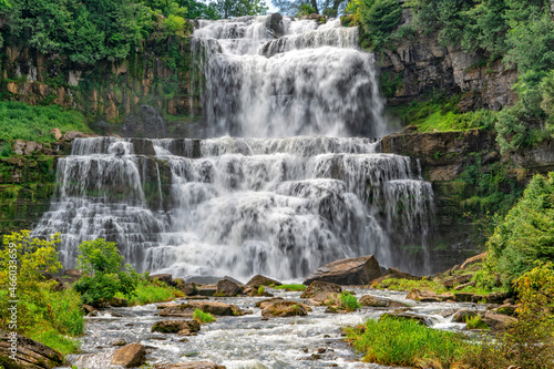 Chittenango Falls At Chittenango State Park In New York photo