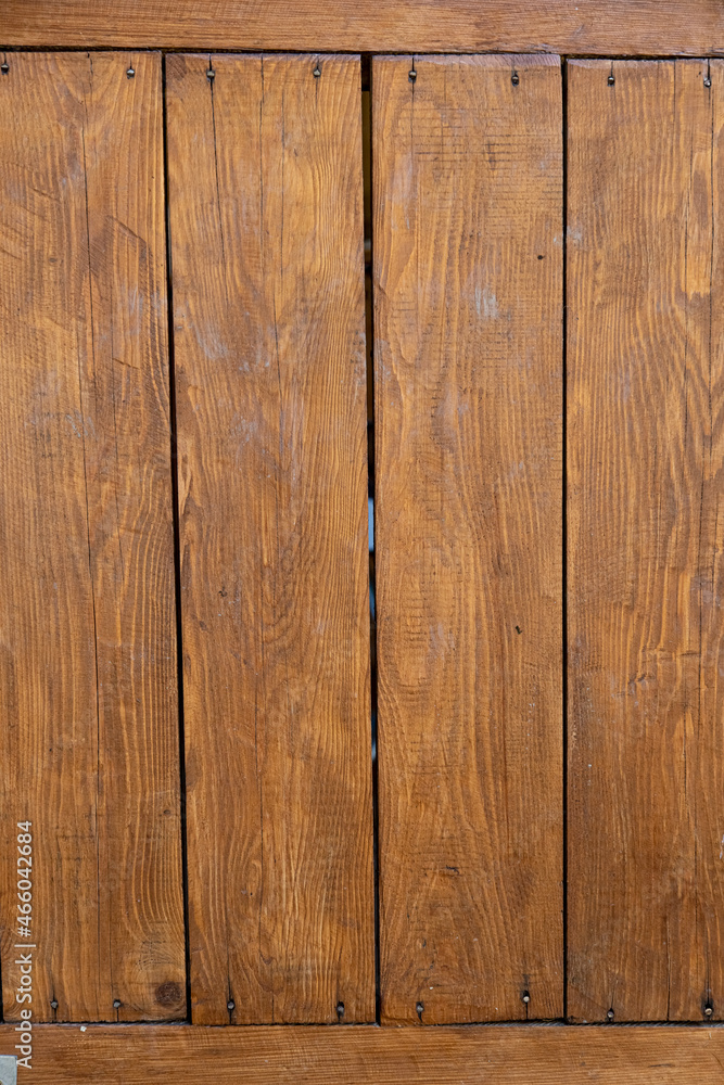 Obraz premium Wooden background texture of natural color boards without paint. The background is made of wood for photography. Concept - background of boards