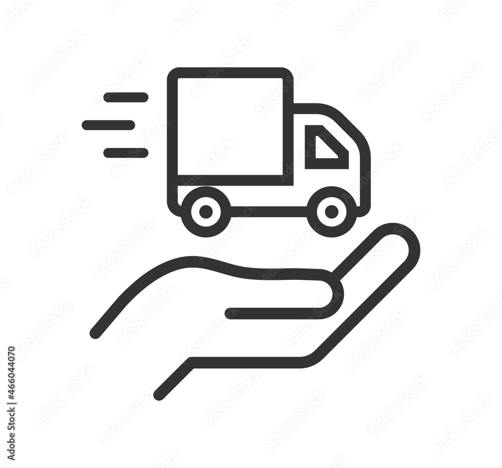 Delivery truck. Delivery service vector web icon set. Delivery truck. Delivery service vector web icon set.
