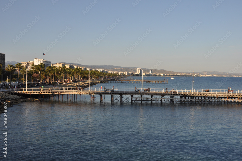 The beautiful Limassol Molos in Cyprus
