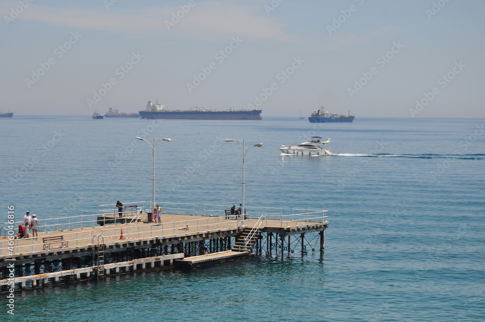 The beautiful Limassol Molos in Cyprus
