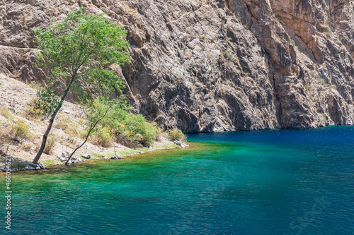 Blue water in Nezhegon, Haft Kul, the Seven Lakes.