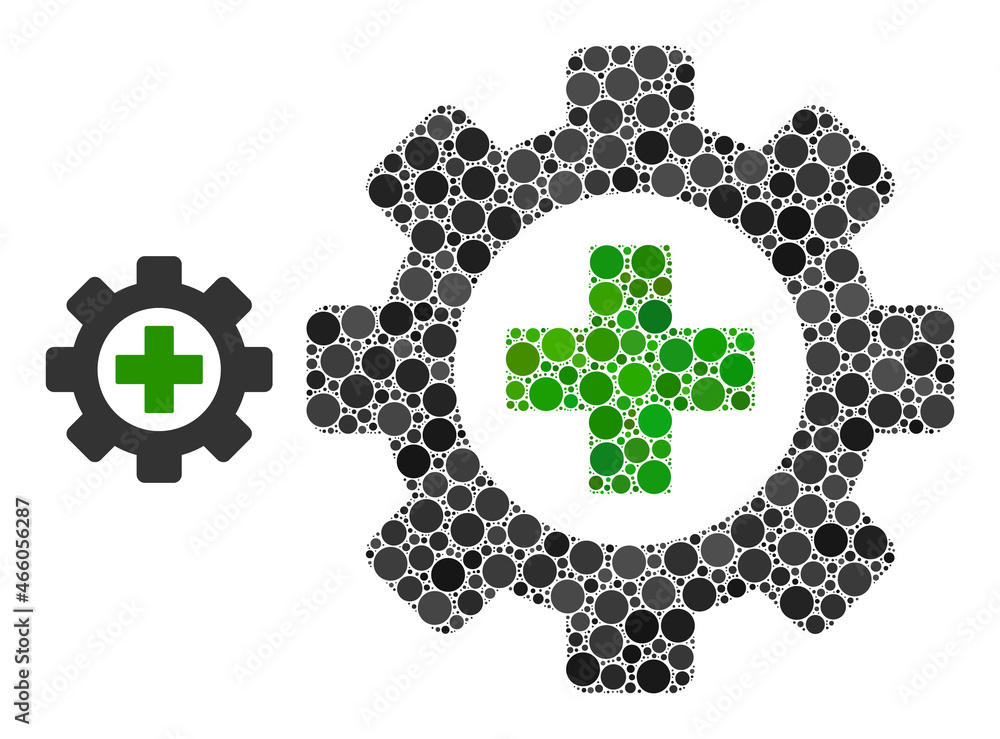 Medical industry vector mosaic of dots in different sizes and color tones. Round dots are composed into medical industry vector illustration. Abstract vector illustration. Medical industry vector mosaic of dots in different sizes and color tones. Round dots are composed into medical industry vector illustration. Abstract vector illustration.