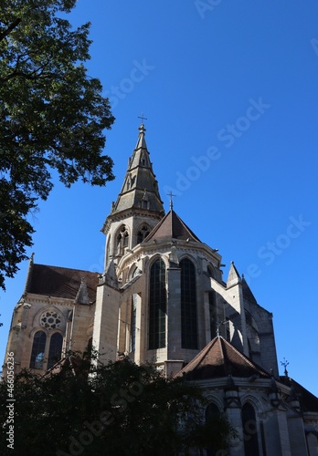 church of Semur En Auxois in France 