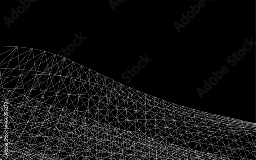 abstract geometric background vector 3d illustration 
