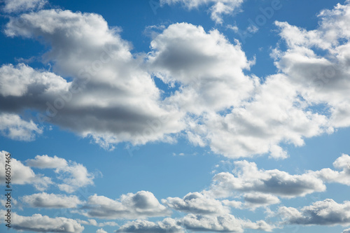 Heavenly clouds, blue sky with clouds background. Sky with clouds weather nature cloud blue. Inspirational concept.