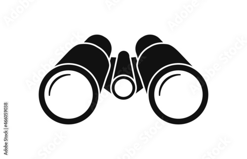 Binoculars set icon. Vector icon