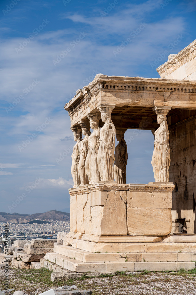 The Porch of the Caryatids at Acropolis of Athens