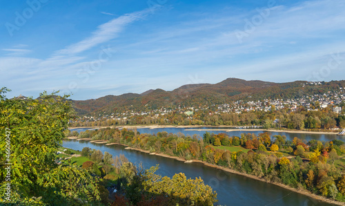 Insel Nonnenwerth im Rhein photo