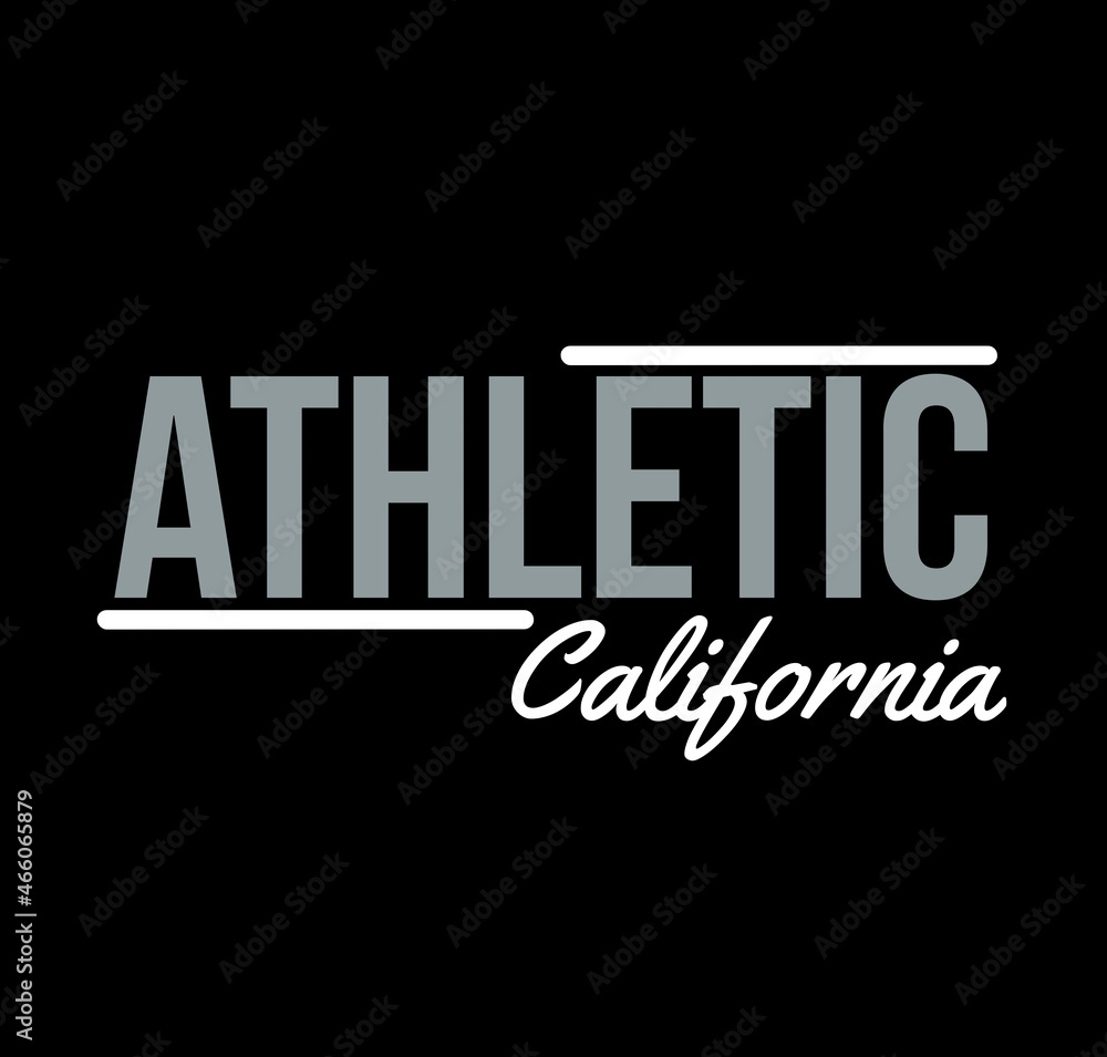 Obraz premium Carlifornia ATHLETIC vintage fashion.