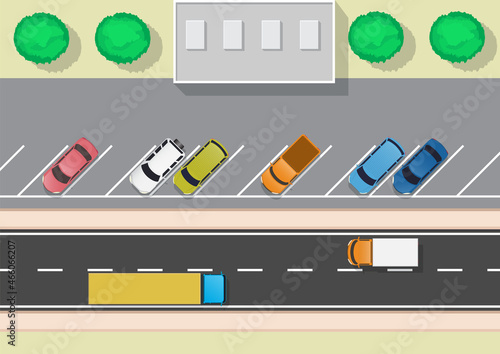 highway top view