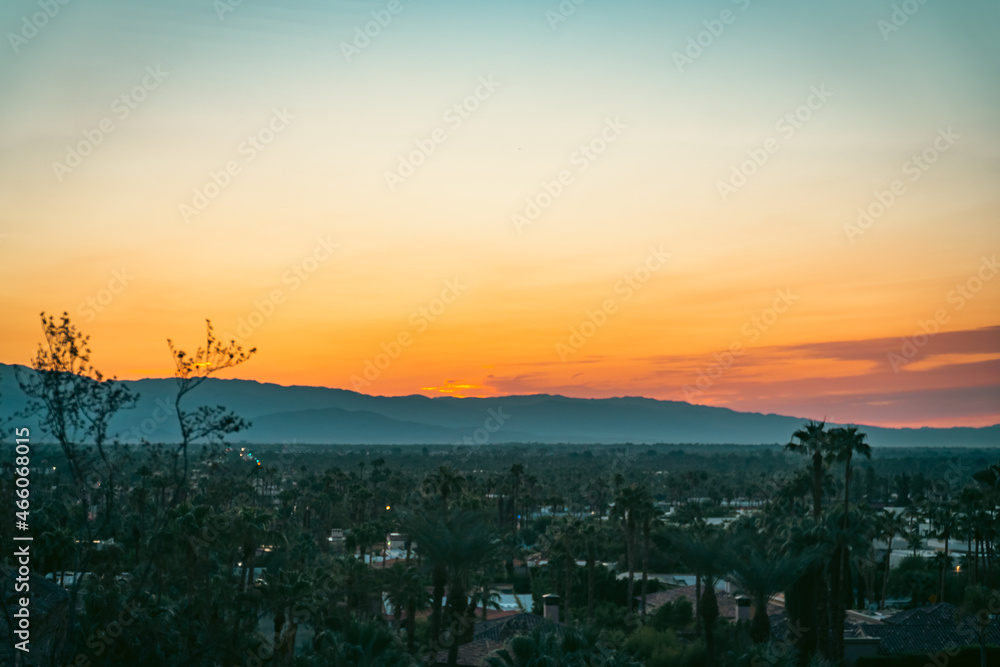 Sunrise in Palm Springs Sunrise in Palm Springs