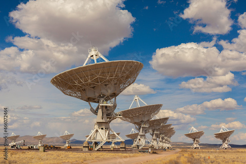 Very Large Array VLA, New Mexico , Satellite Deep Space Radar Dish Observatory
