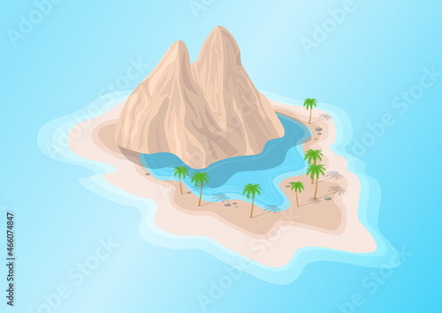 isometric mount island