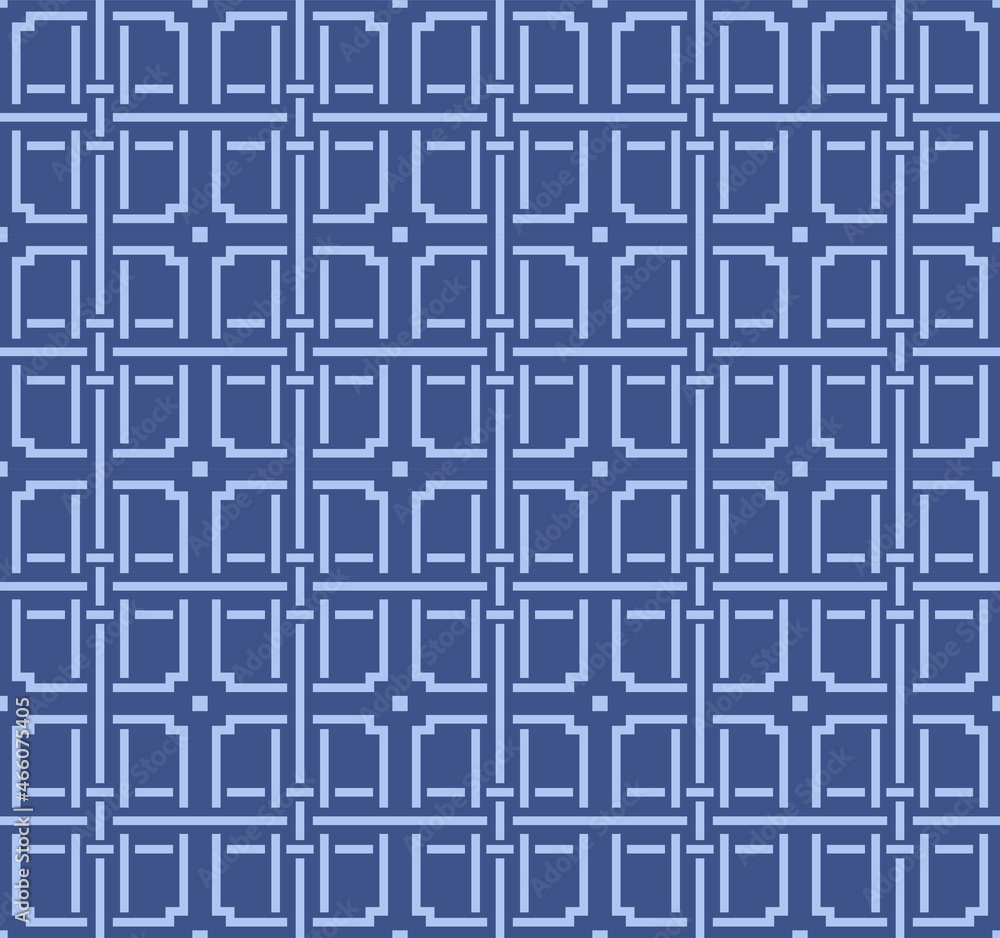 Japanese Cross Line Weave Vector Seamless Pattern Japanese Cross Line Weave Vector Seamless Pattern