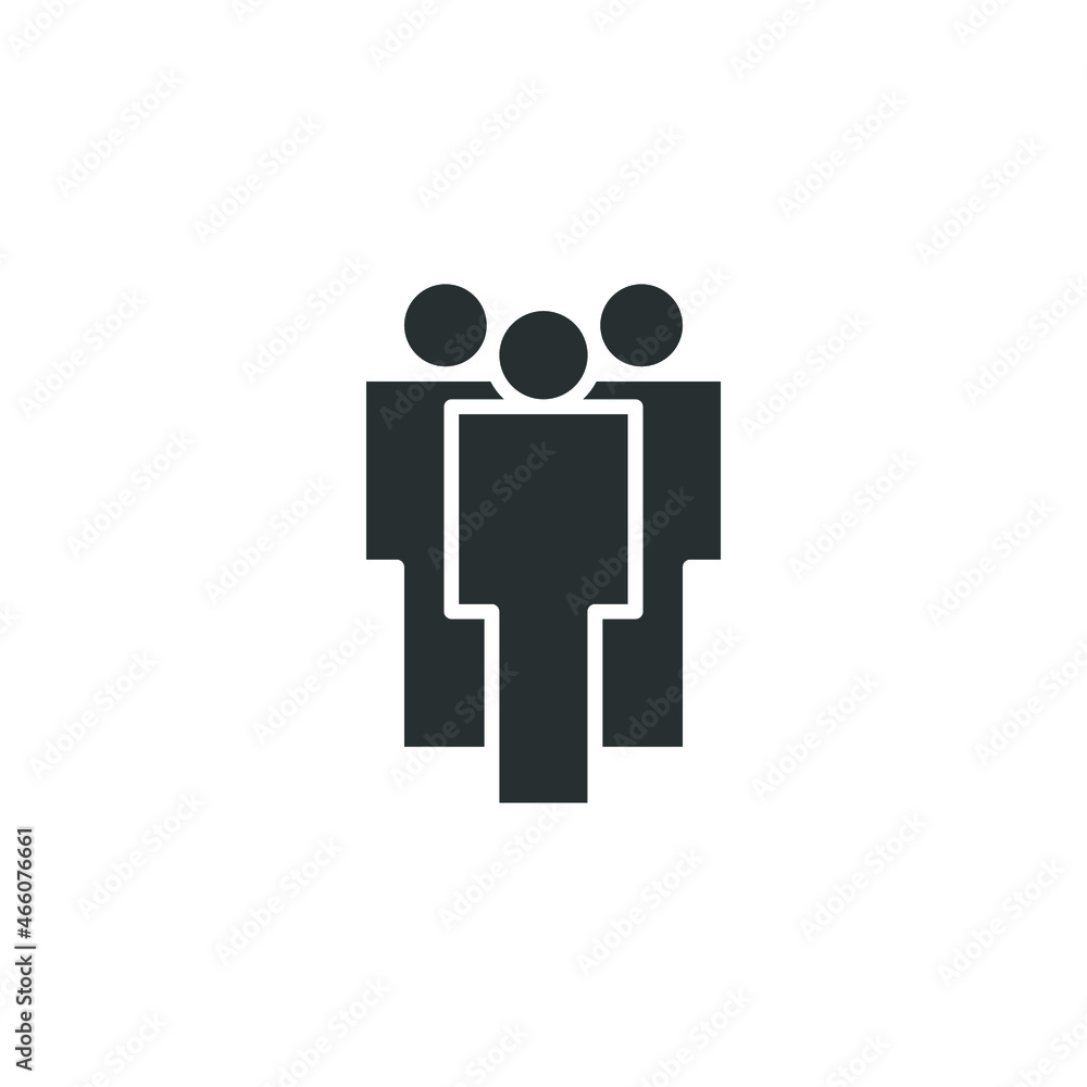 People glyph icon. Simple solid style. Person, group, human, staff, business, pictogram, silhouette, crowd, team, leadership, social, work, office concept. Vector illustration isolated. EPS 10 People glyph icon. Simple solid style. Person, group, human, staff, business, pictogram, silhouette, crowd, team, leadership, social, work, office concept. Vector illustration isolated. EPS 10