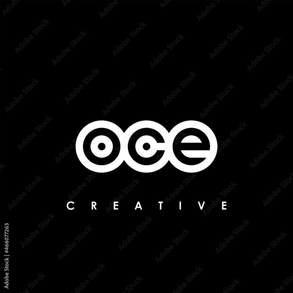 OCE Letter Initial Logo Design Template Vector Illustration OCE Letter Initial Logo Design Template Vector Illustration