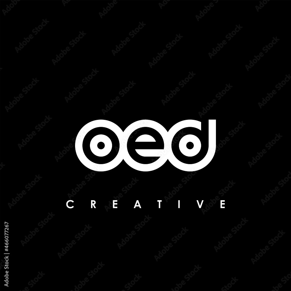 OED Letter Initial Logo Design Template Vector Illustration OED Letter Initial Logo Design Template Vector Illustration