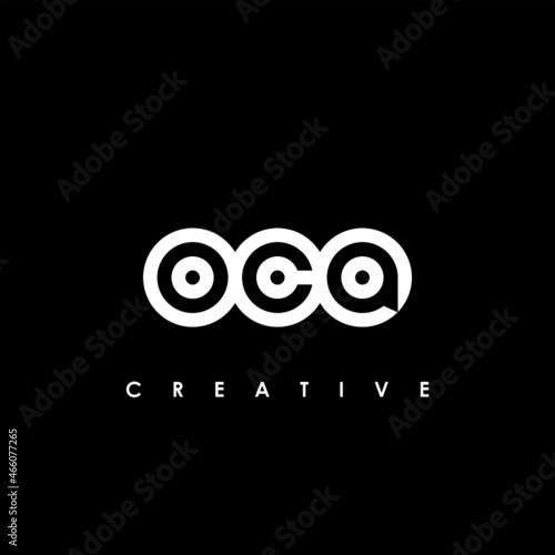 OCA Letter Initial Logo Design Template Vector Illustration
