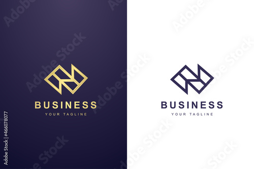 Initial Letter N Logo For Business or Media Company.