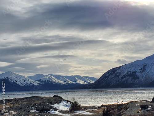 lake in winter