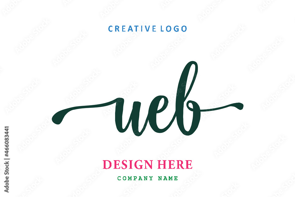 UEB lettering logo is simple, easy to understand and authoritative UEB lettering logo is simple, easy to understand and authoritative