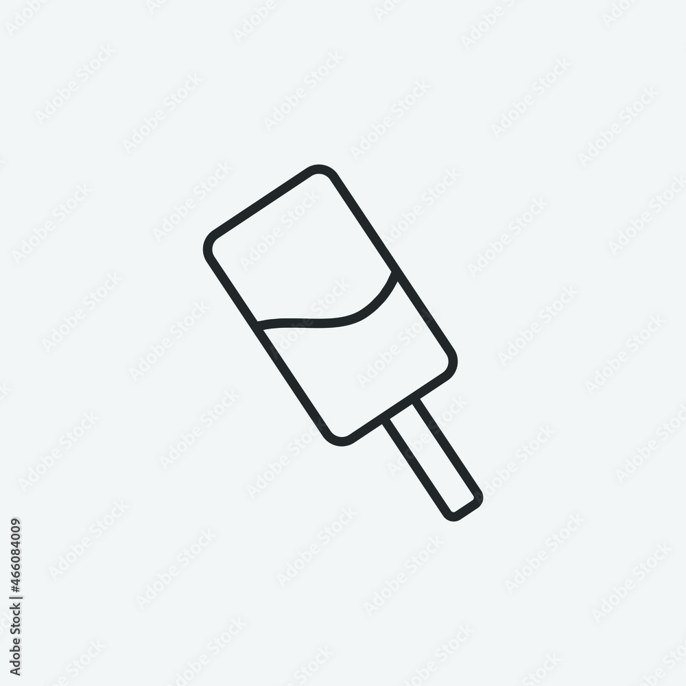 Ice-cream vector icon illustration sign Ice-cream vector icon illustration sign