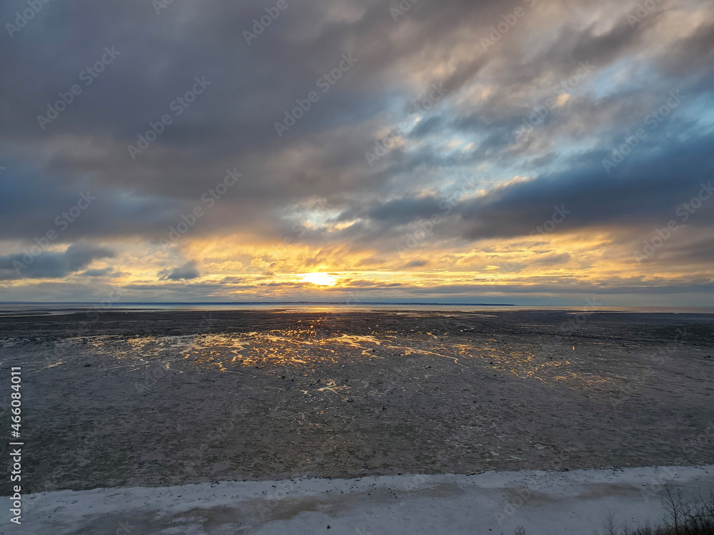 Obraz premium sunset on the beach