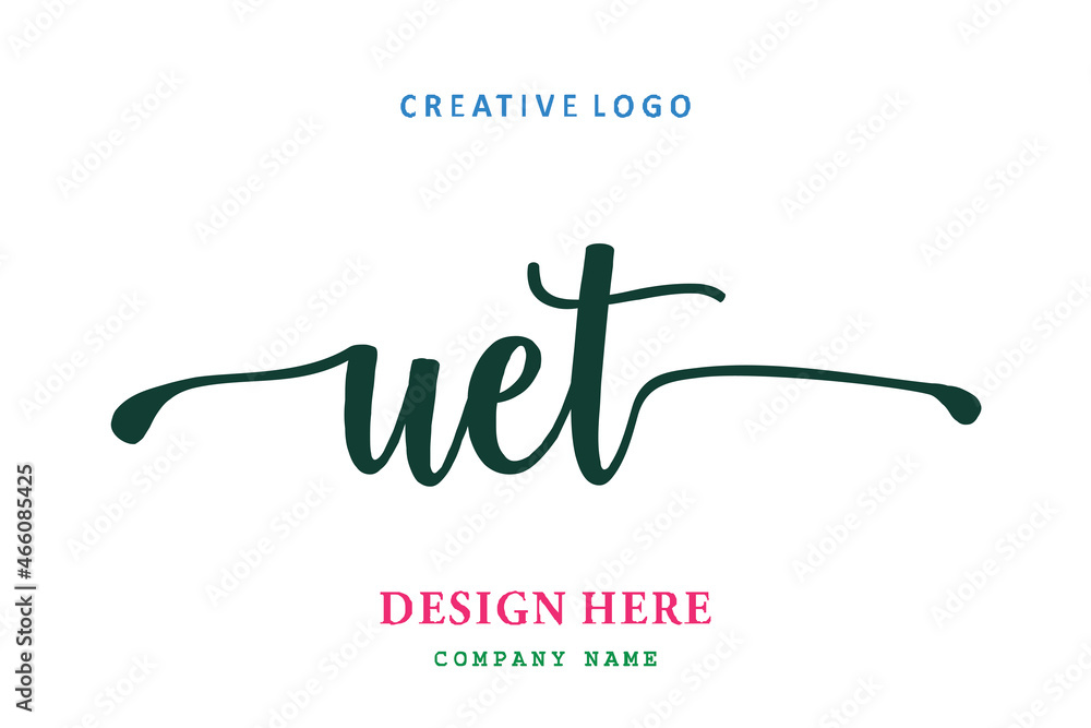 UET lettering logo is simple, easy to understand and authoritative UET lettering logo is simple, easy to understand and authoritative
