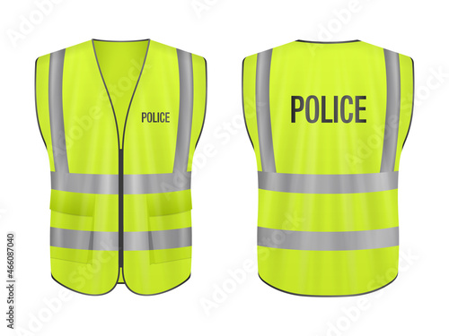 Safety vest police set