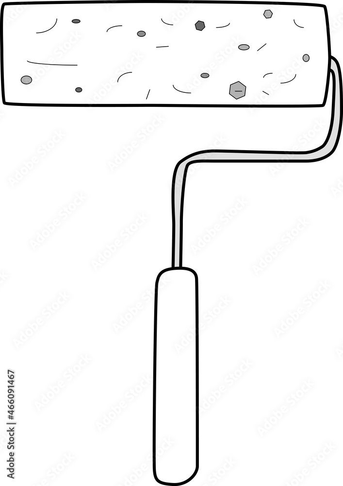 汚れがついたコロコロクリーナー Stock ベクター Adobe Stock