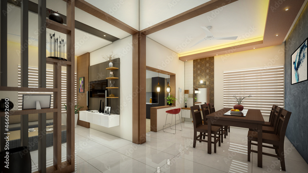 3d illustration of a newly built luxury home 3d illustration of a newly built luxury home