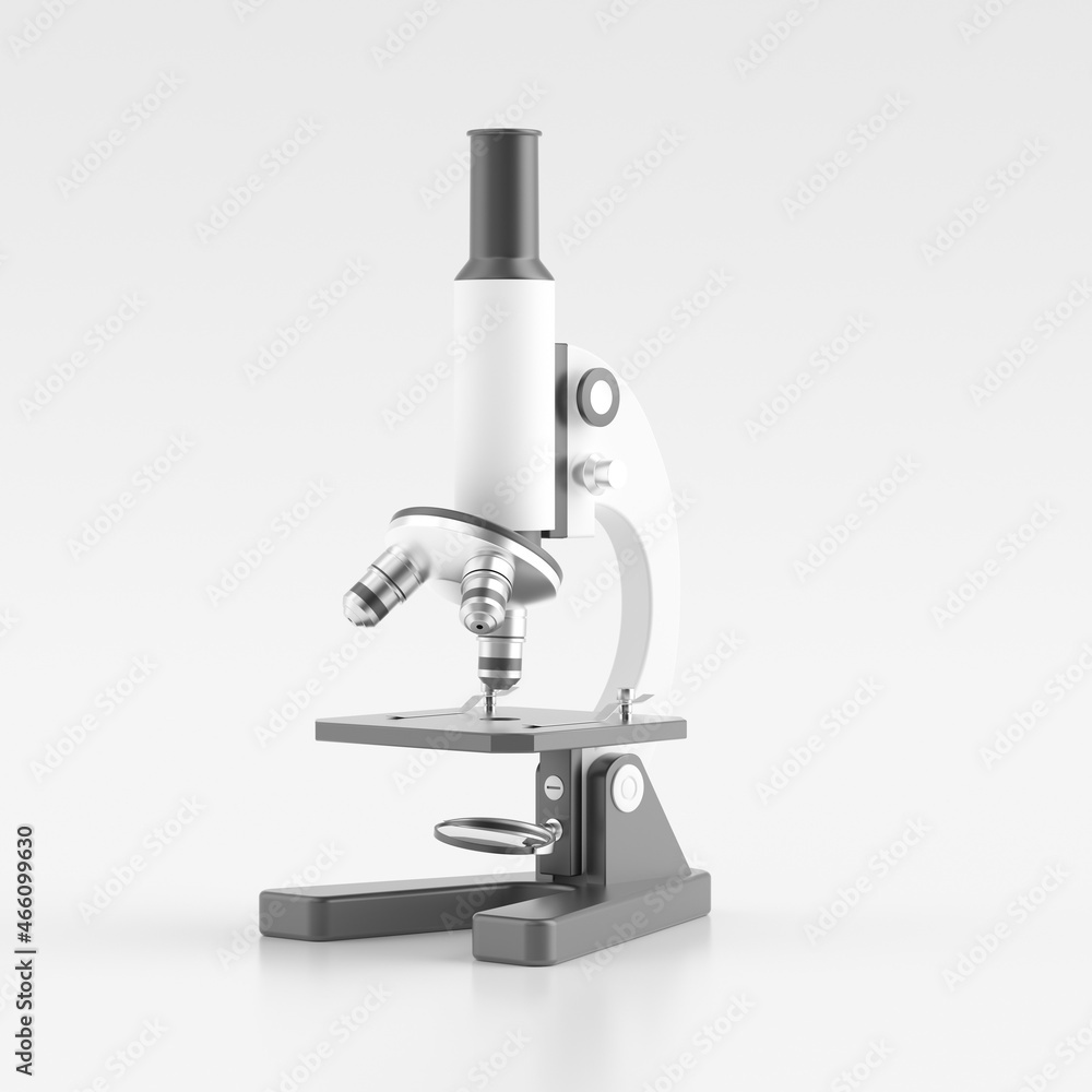 3d rendering medicial concept microscope 3d rendering medicial concept microscope