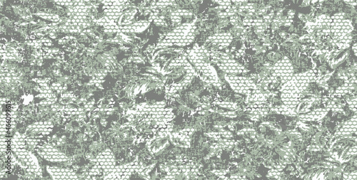 Vector watercolour floral seamless pattern, delicate flowers greeting card template