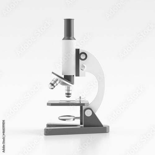 3d rendering medicial concept microscope