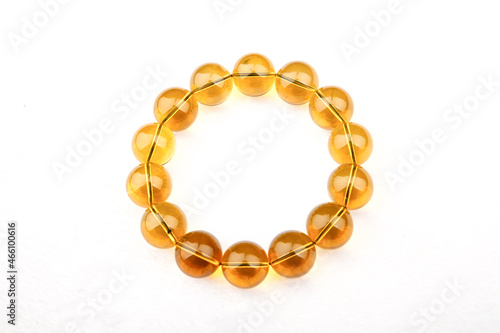 Yellow Brazil Transparent Crystal Bracelet