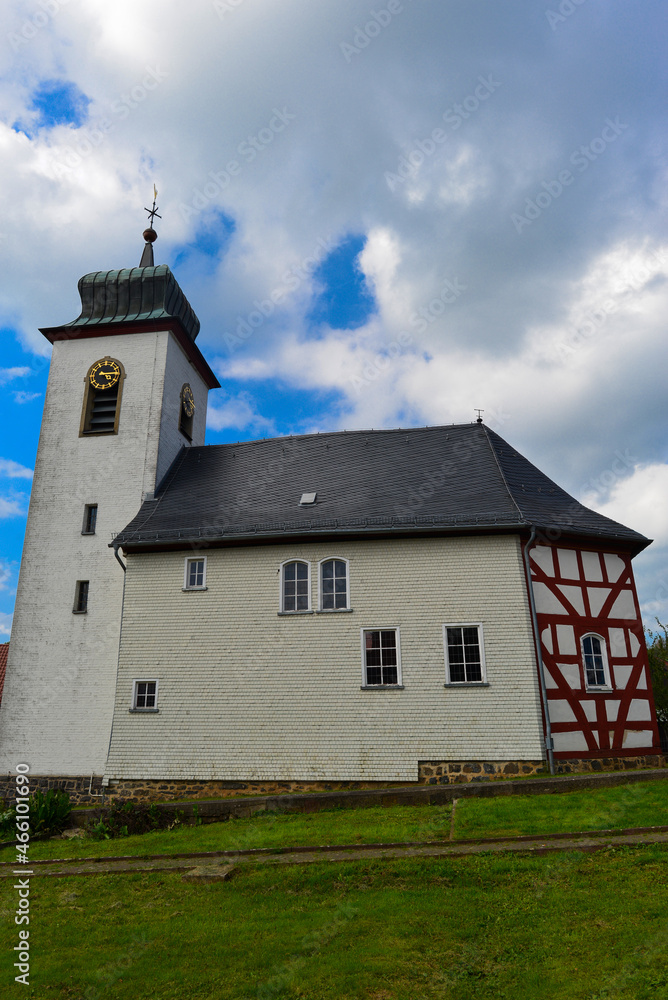 Kirche Breungeshain im Stadtteil von Schotten im Vogelsbergkreis / Hessen