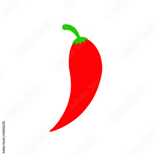 Chili pepper vector icon.