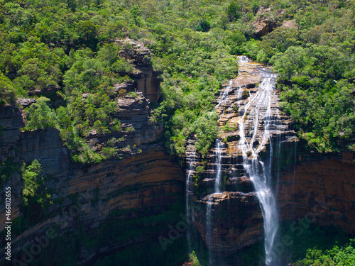 Wentworth Falls in the Blue Mountains region of New South Wales  Australia