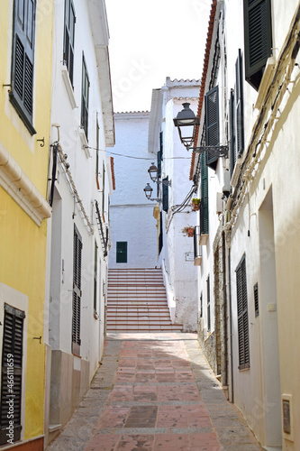 Calles de Es Mercadal, Menorca Islas Baleares España 