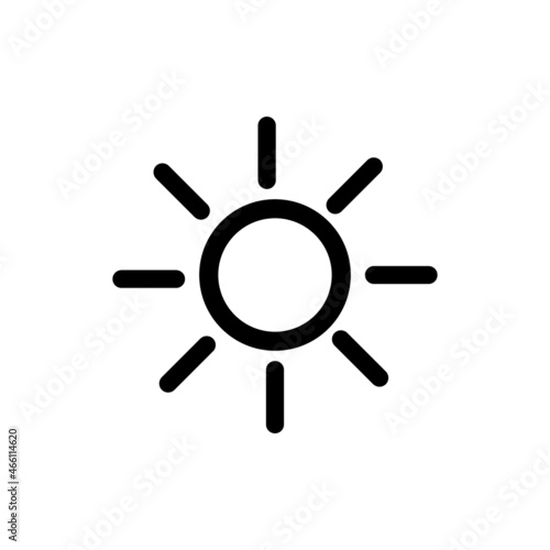 brightness and contrast icon vector