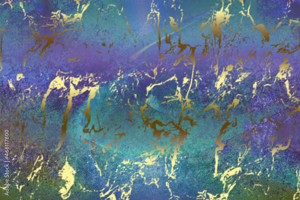 Naklejka premium Golden Abstract decorative paper texture background for artwork - Illustration