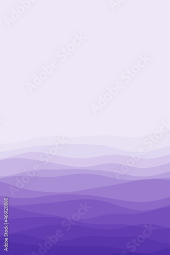 Cover page template. Page template with soft curves in deep purple colors. Can be used as banner, flyer, poster, business card, brochure. Captivating vector illustration.