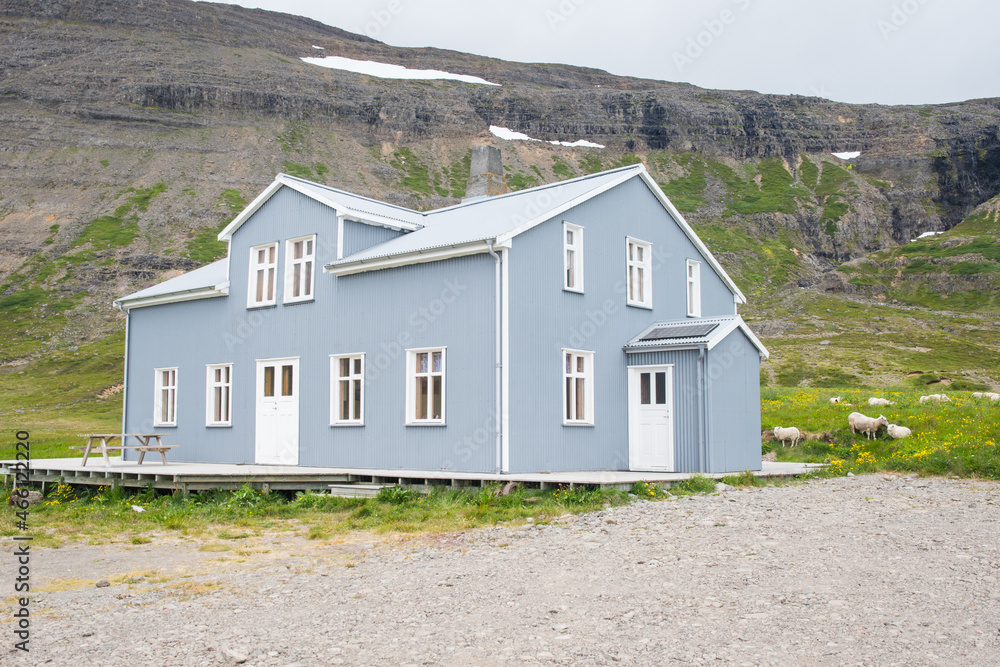 Old farmhouse in Arneshreppur in Strandir in Iceland Old farmhouse in Arneshreppur in Strandir in Iceland
