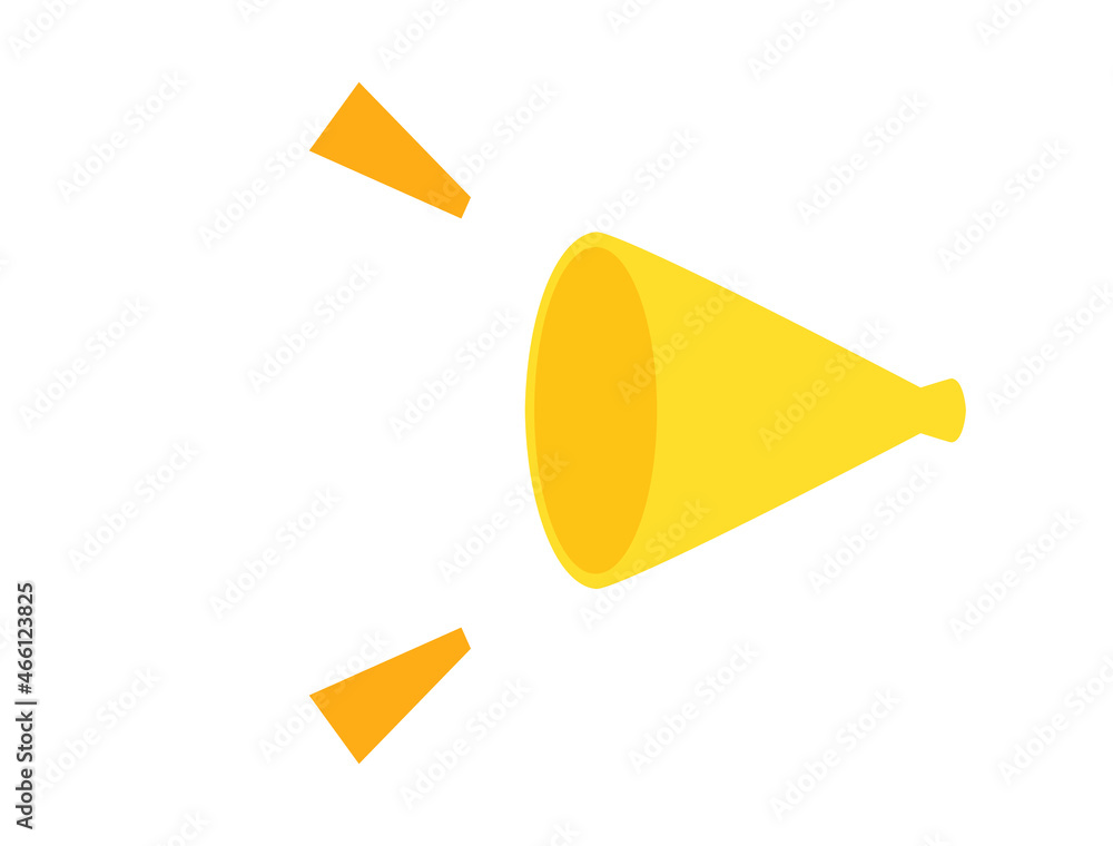 お知らせなどに使えるシンプルなメガホンのイラスト Stock Vector Adobe Stock お知らせなどに使えるシンプルなメガホンのイラスト Stock Vector Adobe Stock