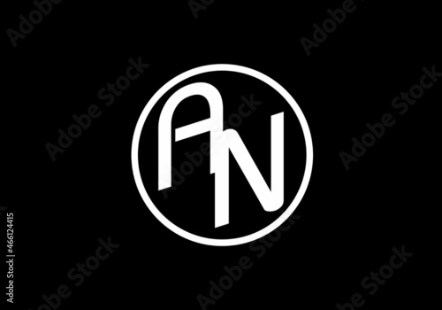 Unique shape of AN initial letter