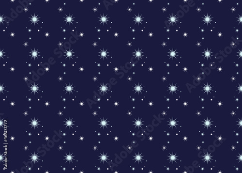 star sparkling elegant on dark background seamless pattern vectors ep72